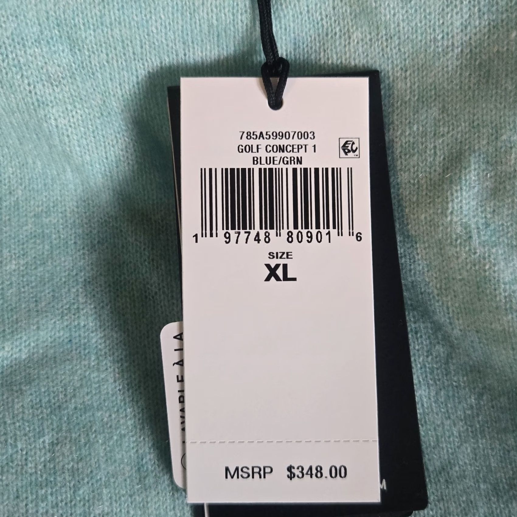Polo Ralph Lauren VINTAGE RLX POLO RALPH LAUREN New 48 Mens XL 100% Cashmere Sweater Hoodie Sea Foam Size US XL / EU 56 / 4 - 5 Thumbnail