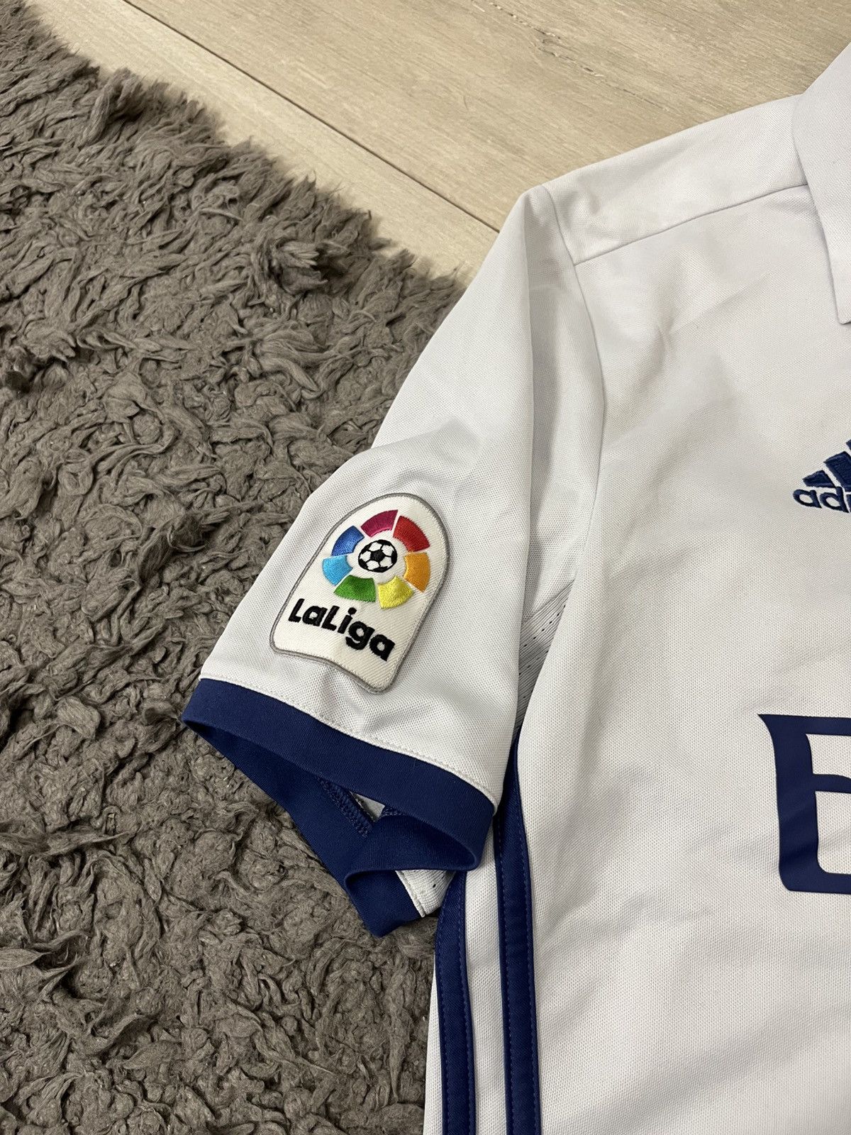 Adidas 🔥Real Madrid Adidas 2016 Jersey Polo T Shirt Blockcore Size US S / EU 44-46 / 1 - 4 Thumbnail