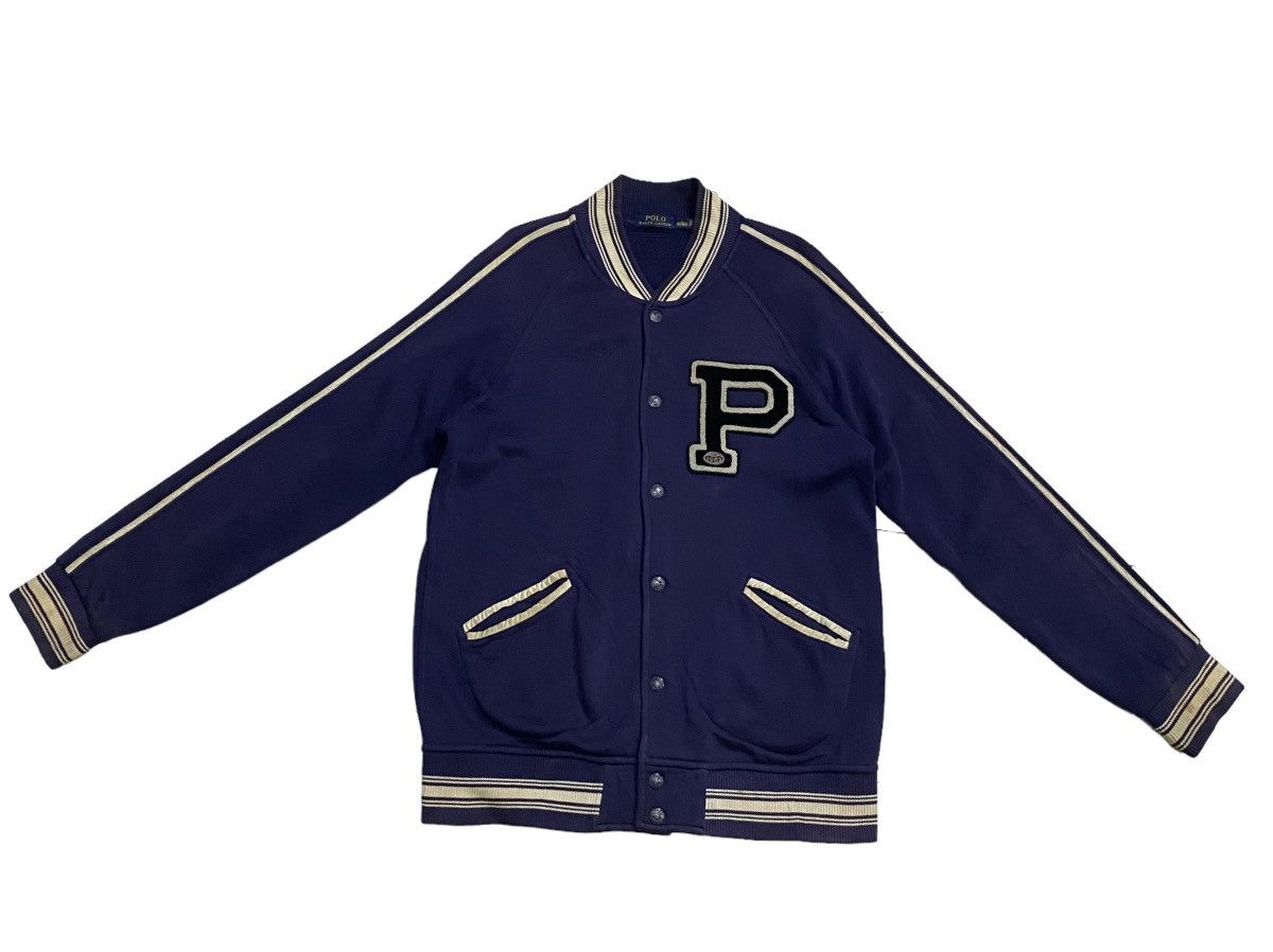 Polo Ralph Lauren × Vintage Polo Ralph Lauren raglan cotton varsity jacket Size US L / EU 52-54 / 3 - 5 Thumbnail