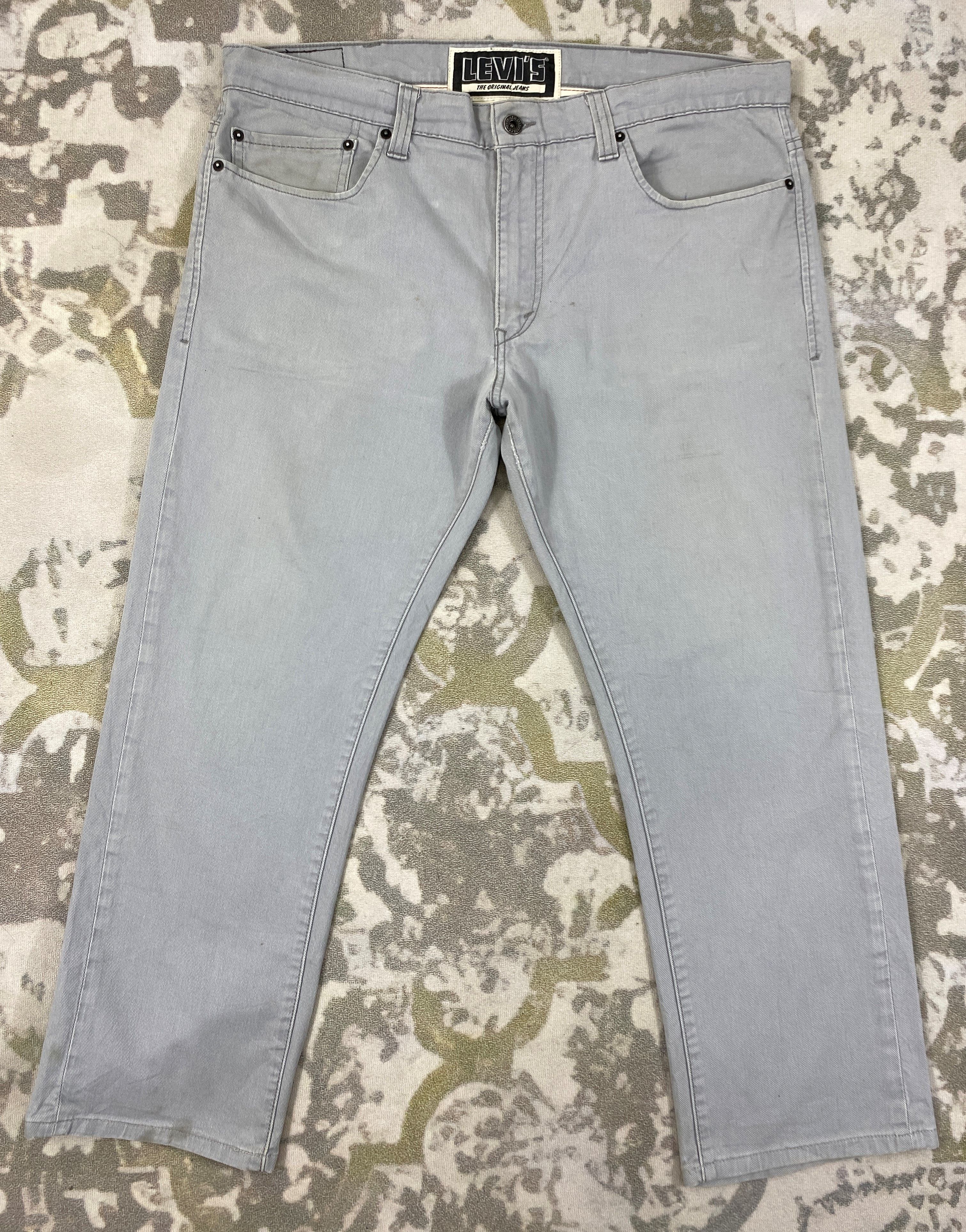 image of Distressed Denim x Levis Levi's 511 Skinny Denim 40X27 -Jn109 in Grey, Men's