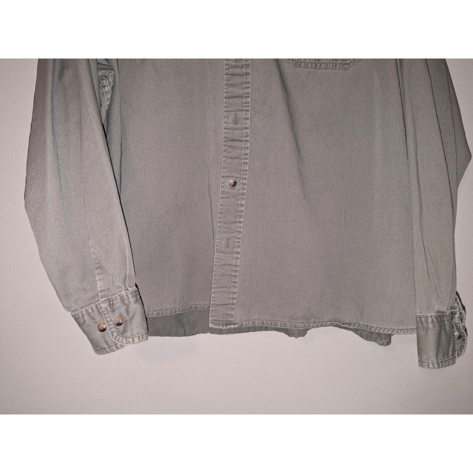 Wrangler Vintage WRANGLER Green/Gray Button Up SHIRT SIZE XXL Size US XXL / EU 58 / 5 - 3 Thumbnail