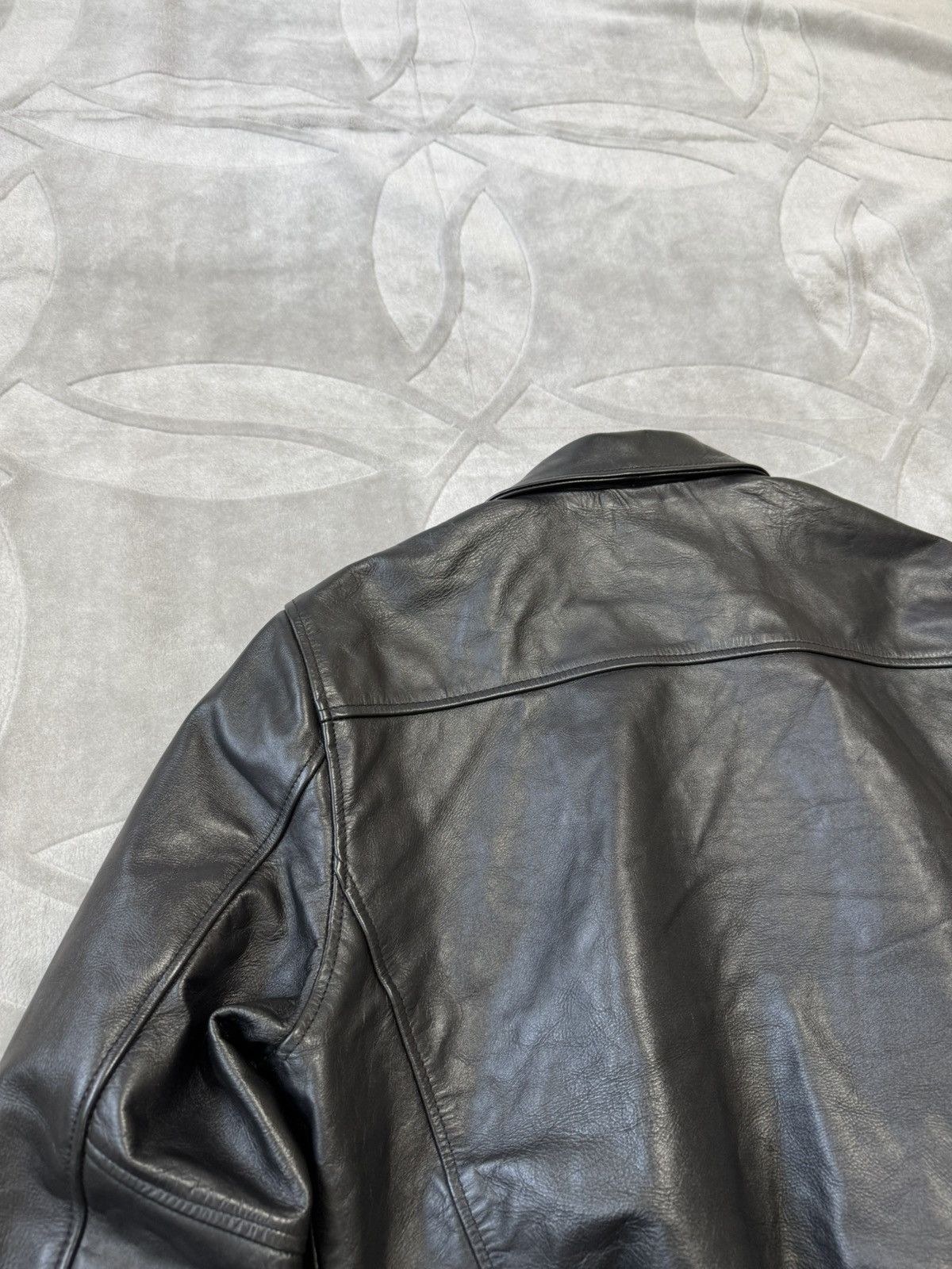 Schott Schott N.Y.C usa LC5100RIB Leather Jacket Bomber size M Size US M / EU 48-50 / 2 - 11 Thumbnail