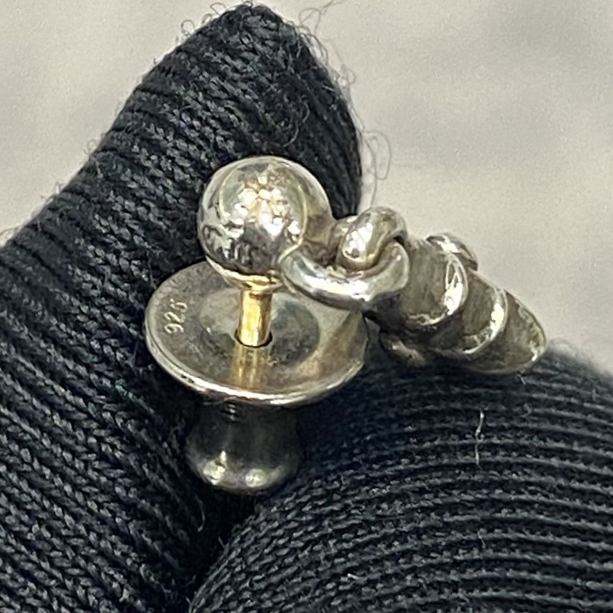 Chrome Hearts Chrome Hearts Tiny E silver earring Size ONE SIZE - 8 Thumbnail