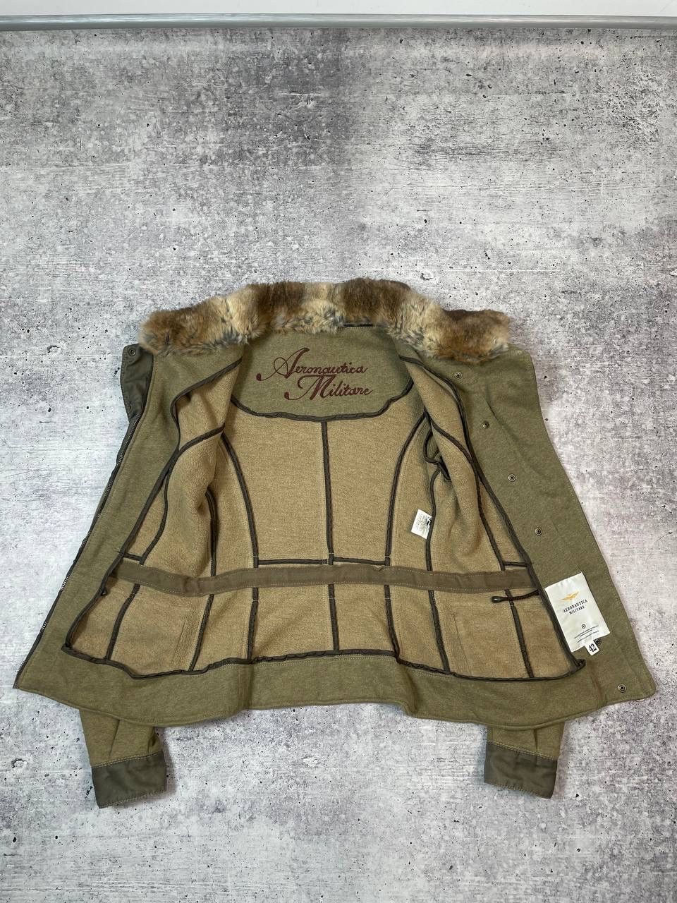 Aeronautica Militare Vintage Aeronautica Militare Faux Fur Military Jacket Y2K Size L / US 10 / IT 46 - 7 Thumbnail