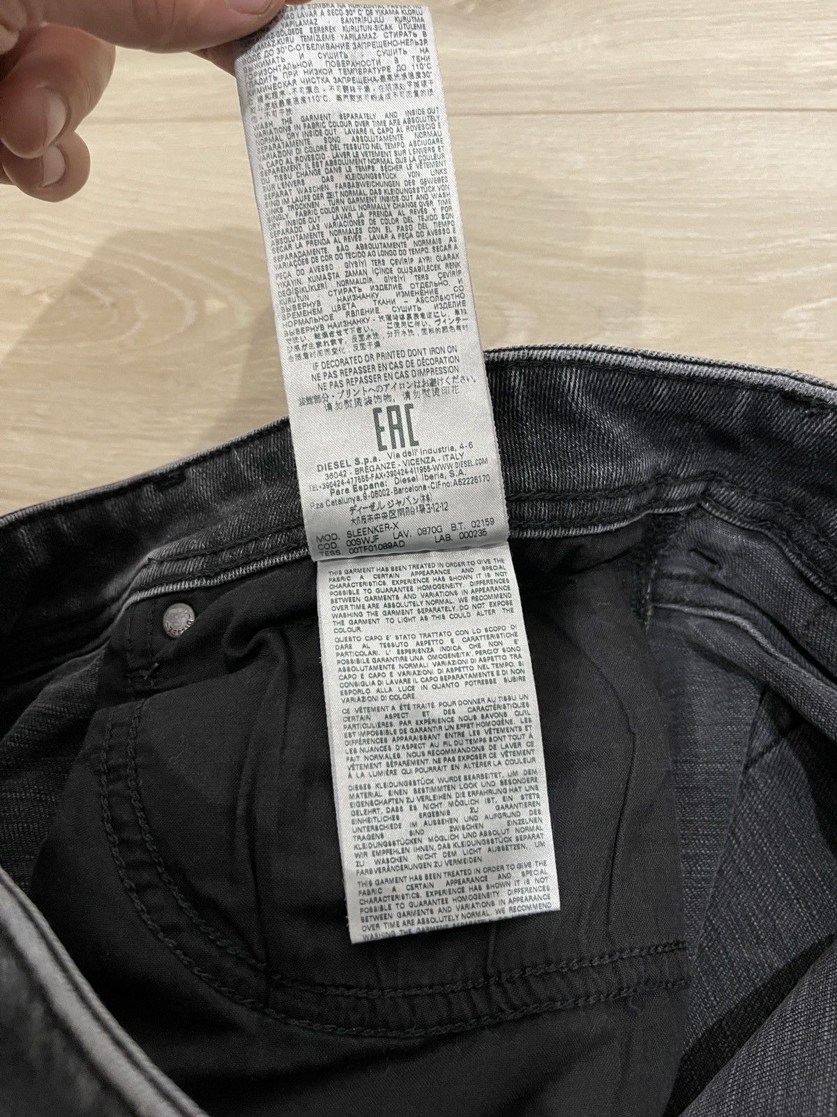 Diesel Diesel jeans denim 33x32 gray Size US 33 - 9 Thumbnail