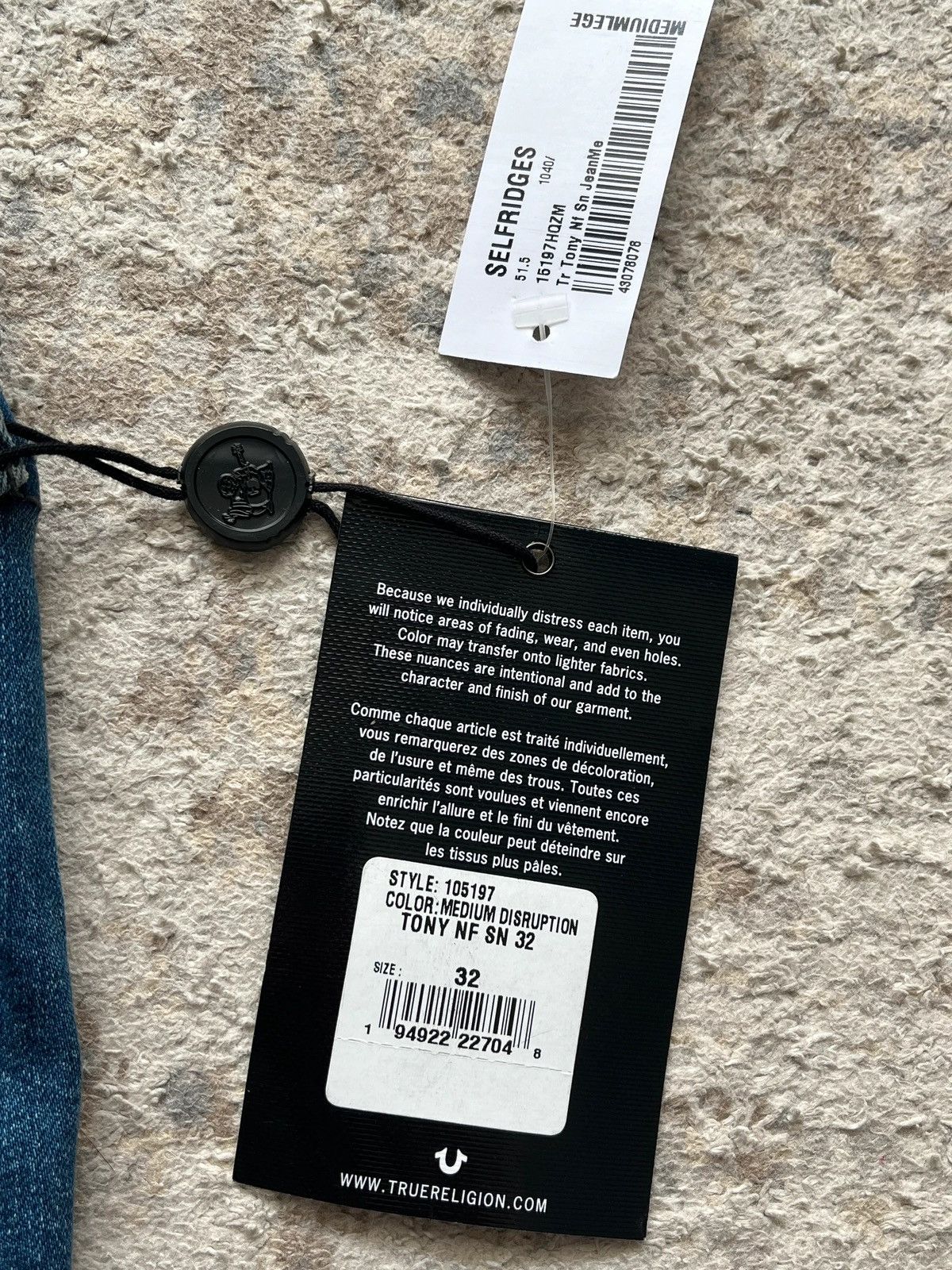 True Religion True Religion Tony Skinny Jeans Denim Rare Deadstock NWT Size US 32 / EU 48 - 12 Thumbnail