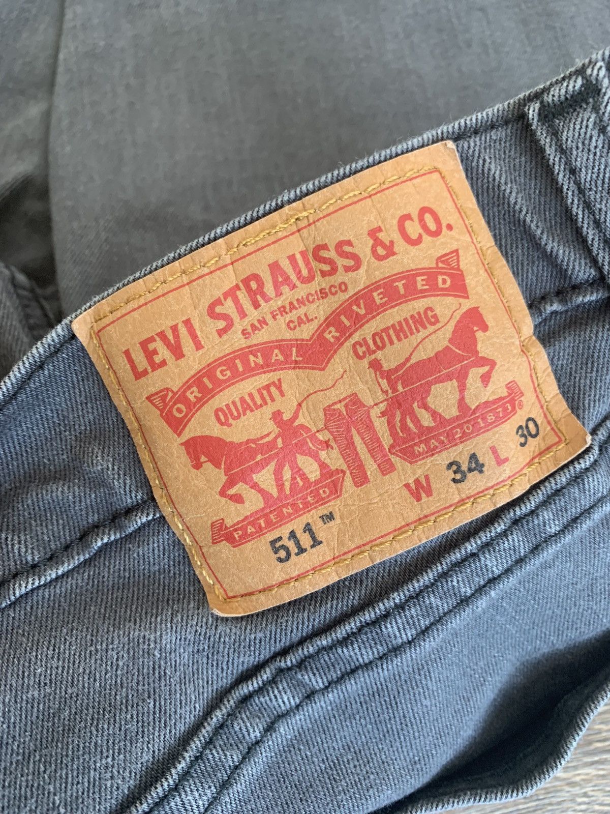 Levi's Levi Strauss 511 Pants in grey Size US 34 / EU 50 - 3 Thumbnail