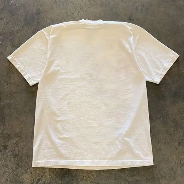 Japanese Brand Horiko x aoka White vintage washed dinosaur pattern t-shirt Size US M / EU 48-50 / 2 - 6 Thumbnail