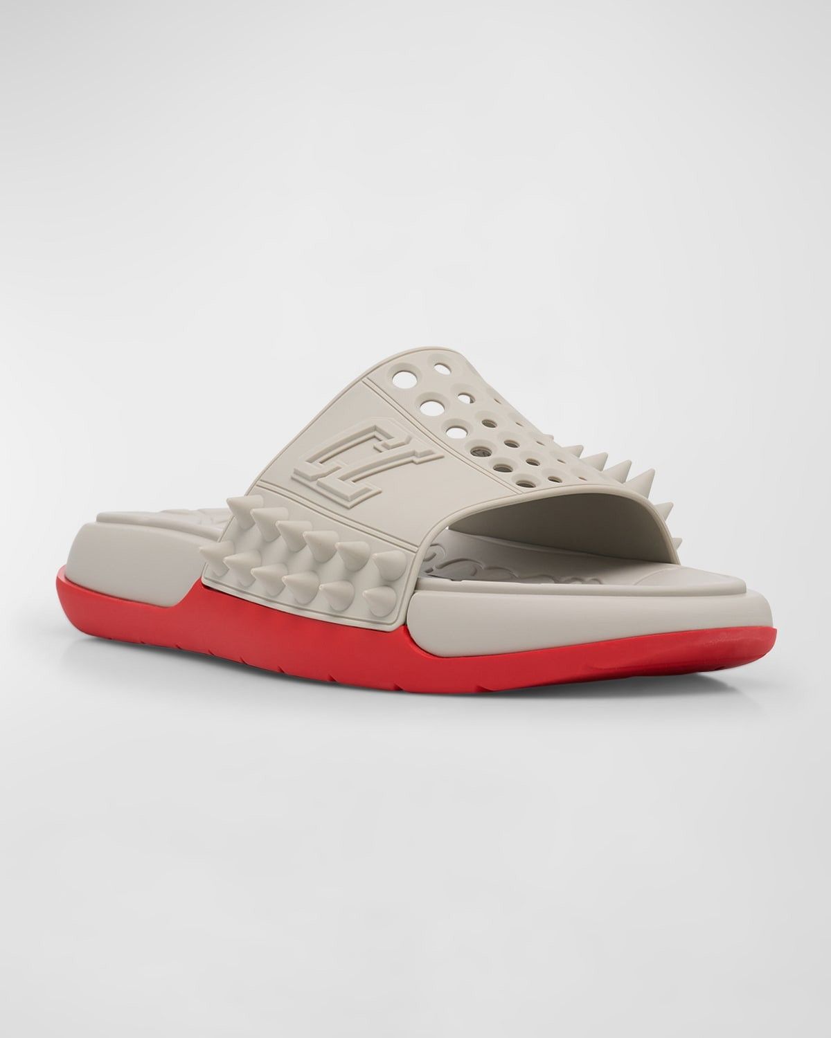 Christian Louboutin o1s1wg110925 Sandals in Grey Size US 7 / EU 40 - 1 Thumbnail