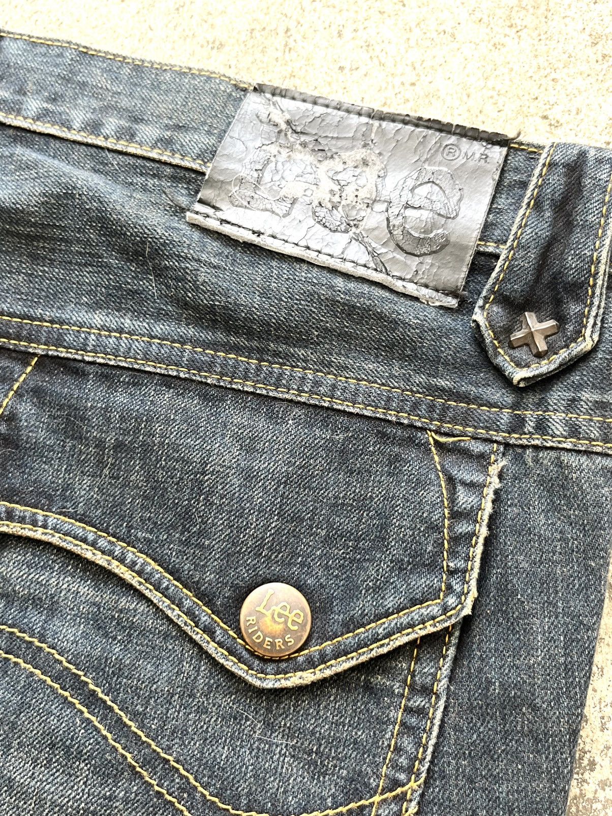 If Six Was Nine × Lee 🔥RARE DISTRESSED FLARE JEANS IF SIX WAS NINE STYLE / LEE Size US 36 / EU 52 - 12 Thumbnail