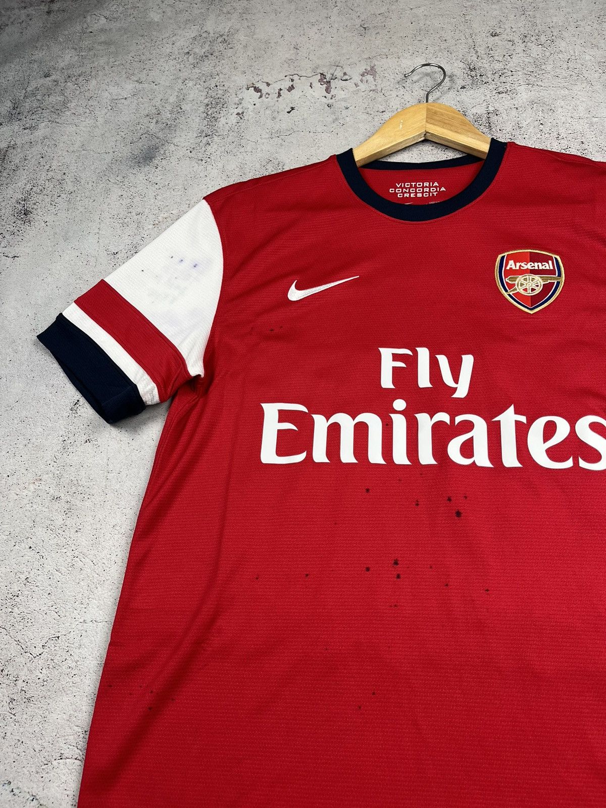 Nike ARSENAL 2012 2014 SOCCER JERSEY NIKE COACH GOALKEEPER TERRY Size US M / EU 48-50 / 2 - 2 Thumbnail