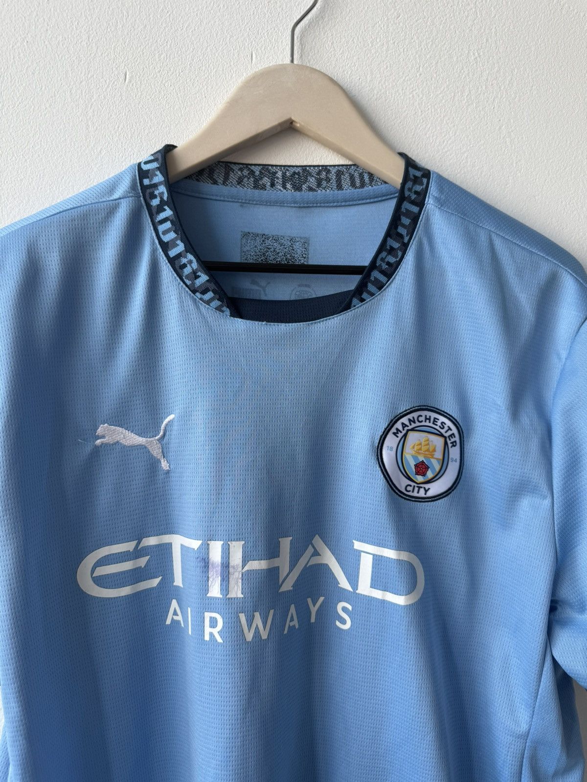 Puma Puma Manchester City 2024/2025 Home Soccer Jersey Size US XL / EU 56 / 4 - 7 Thumbnail