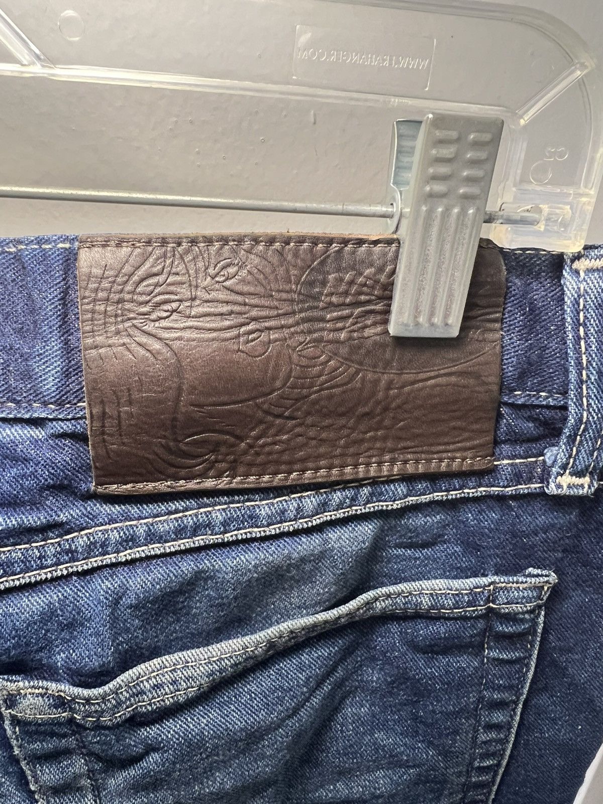 Naked & Famous Vintage Naked & Famous faded raw selvedge denim blue jeans Size US 31 - 4 Thumbnail