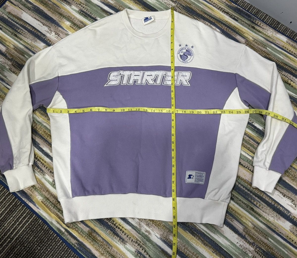 Starter STARTER Exclusive Color Block Pullover Sweatshirt Size US L / EU 52-54 / 3 - 7 Thumbnail