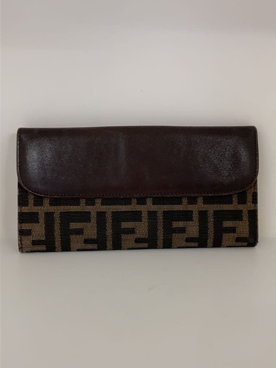 Fendi Fendi Leather Long Wallet Brown Size ONE SIZE - 2 Thumbnail