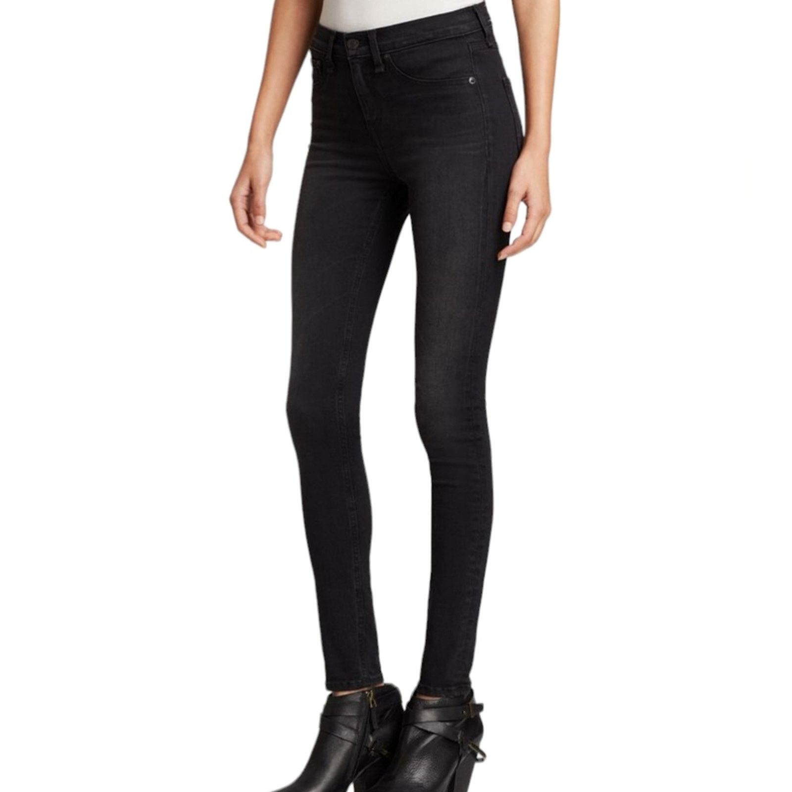 Rag & Bone Rag & Bone High Rise Legging in Washed black 29 Size 29" - 2 Thumbnail