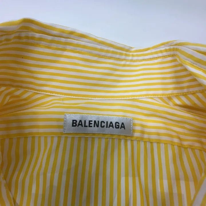Balenciaga Cocoon Swing Logo Striped Shirt 0079-2507