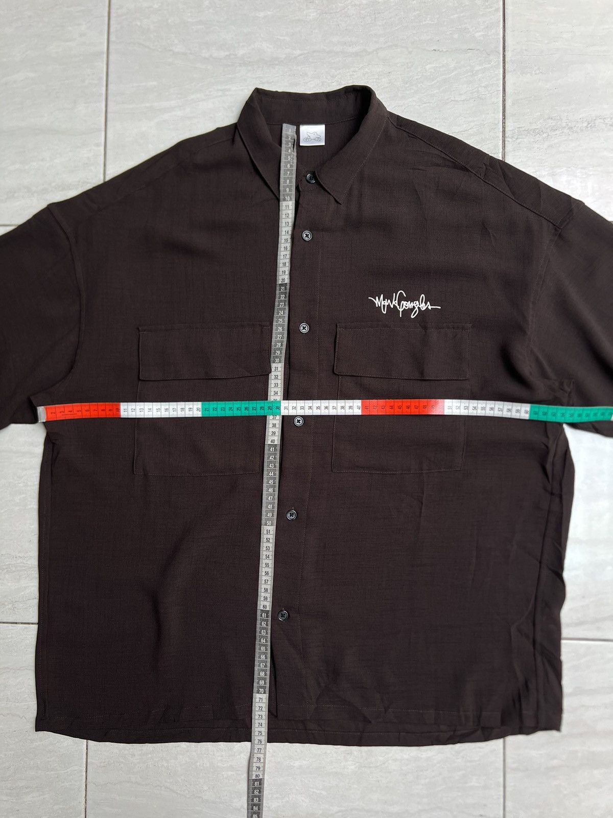 Other Mark Gonzales Brown Boxy Outer Shirt Size US XL / EU 56 / 4 - 2 Thumbnail