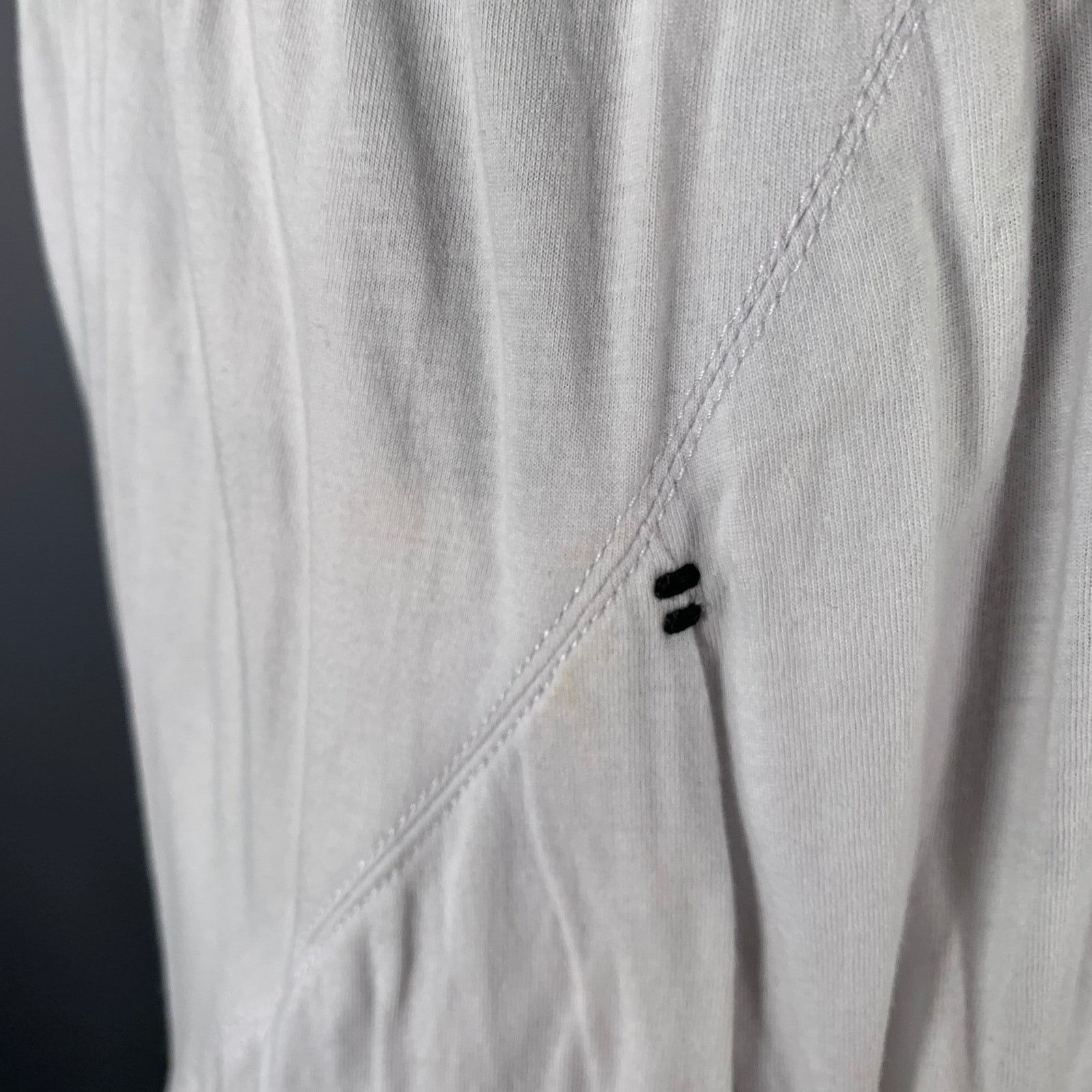 Other Size S White Grey Drop Crotch Drawstring Casual Pants Size 27" / US 4 / IT 40 - 5 Thumbnail