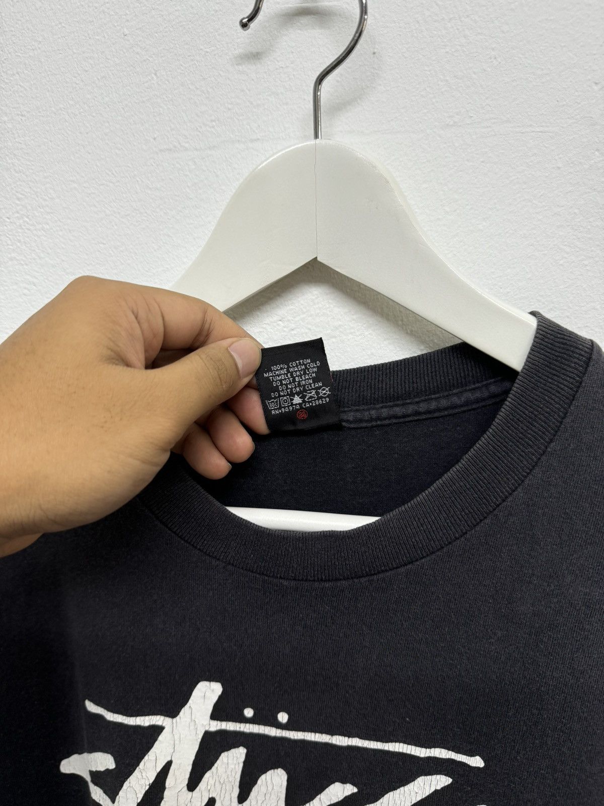Stussy × Vintage Vintage y2k Stussy Knowledge is King Size US L / EU 52-54 / 3 - 7 Thumbnail