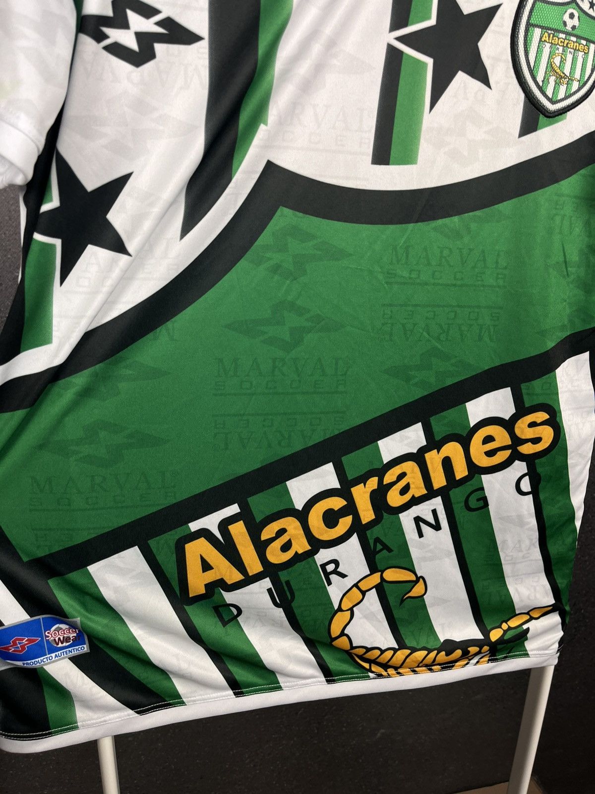 Vintage Alacranes de Durango Mexico vintage 2001 away soccer jersey Size US XL / EU 56 / 4 - 4 Thumbnail