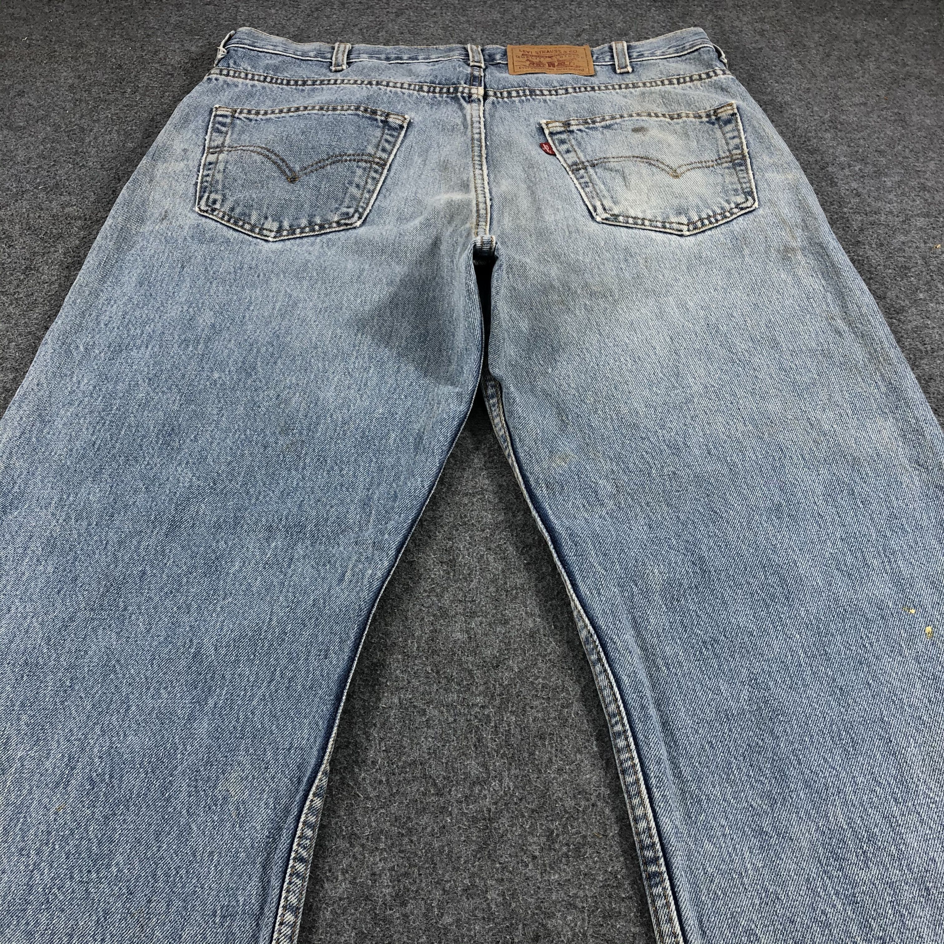 Levi's Vintage Levis Jeans Lot 565 Stone Washed Denim-J1049 Size US 37 - 4 Thumbnail