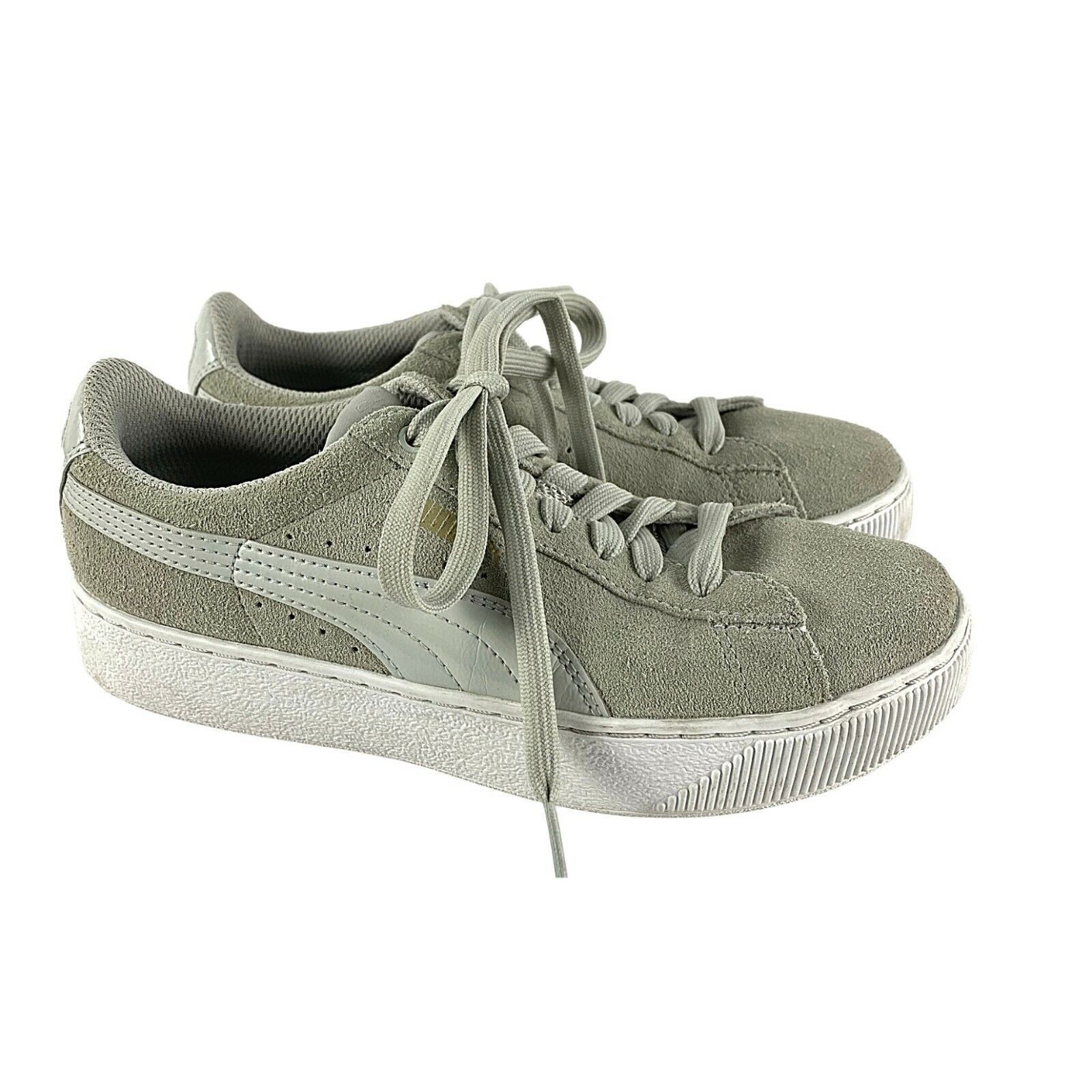 Puma Puma Suede Platform Vikky Sneakers Soft Foam Gray Size 6 Size US 6 / IT 36 - 2 Thumbnail