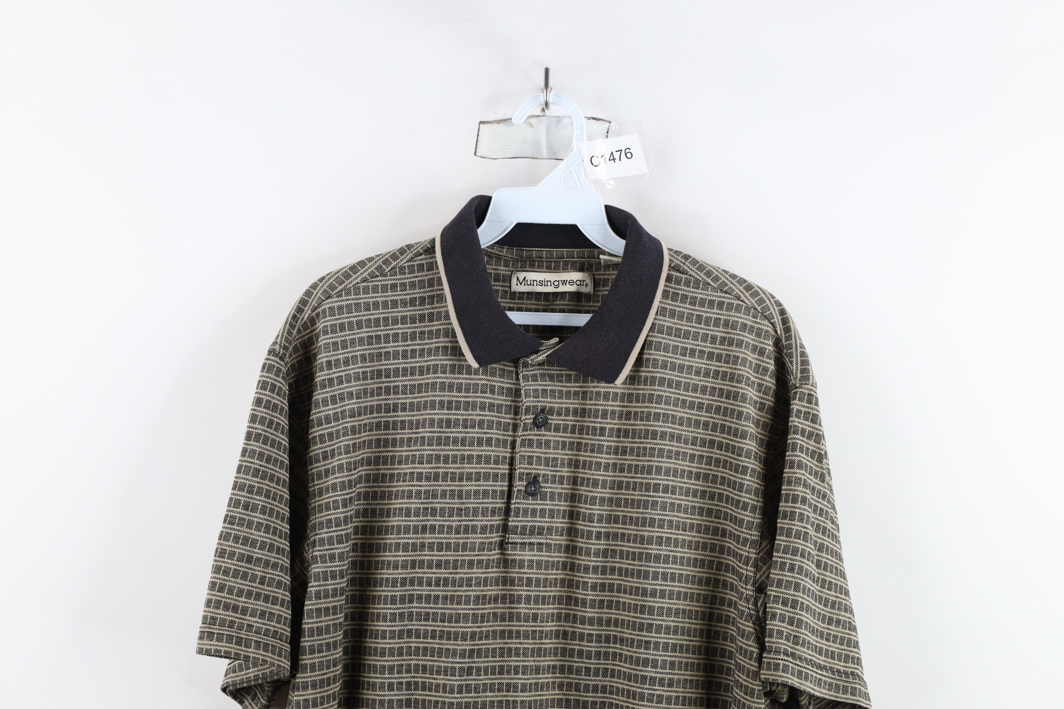Vintage Vintage 90s Streetwear Striped Knit Collared Golf Polo Shirt Size US L / EU 52-54 / 3 - 2 Thumbnail