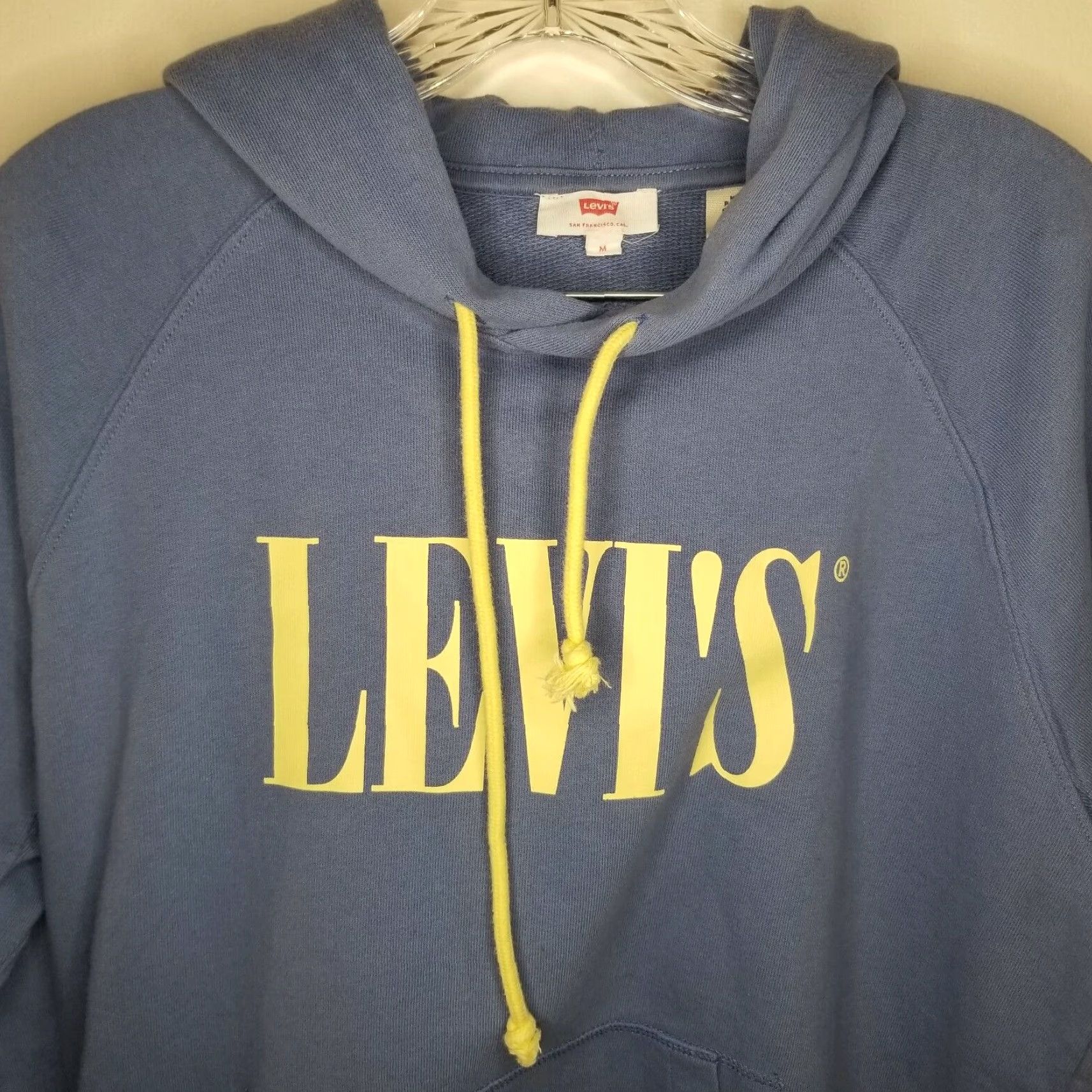 Levi's Levi's Hoodie Size M Pullover Blue Yellow Mens Size US M / EU 48-50 / 2 - 2 Thumbnail