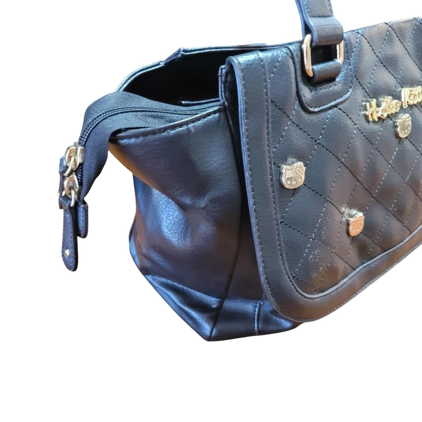 Other Loungefly Hello Kitty Black Quilted Purse Size ONE SIZE - 4 Thumbnail
