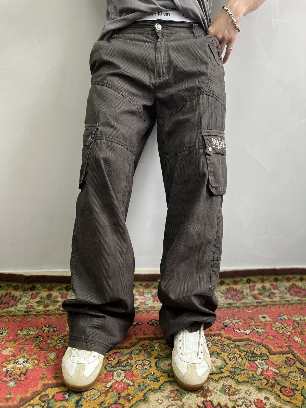 Diesel × No Fear VINTAGE Y2K DIESEL STYLE CARGO NO FEAR rap pants skater Size US 32 / EU 48 - 1 Thumbnail