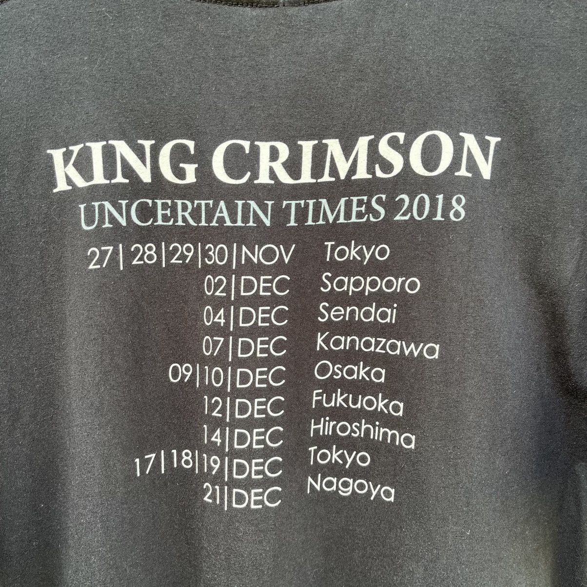 Band Tees Thrashed Faded King Crimson ERD GRUNGE Band Tee Size US XL / EU 56 / 4 - 4 Thumbnail
