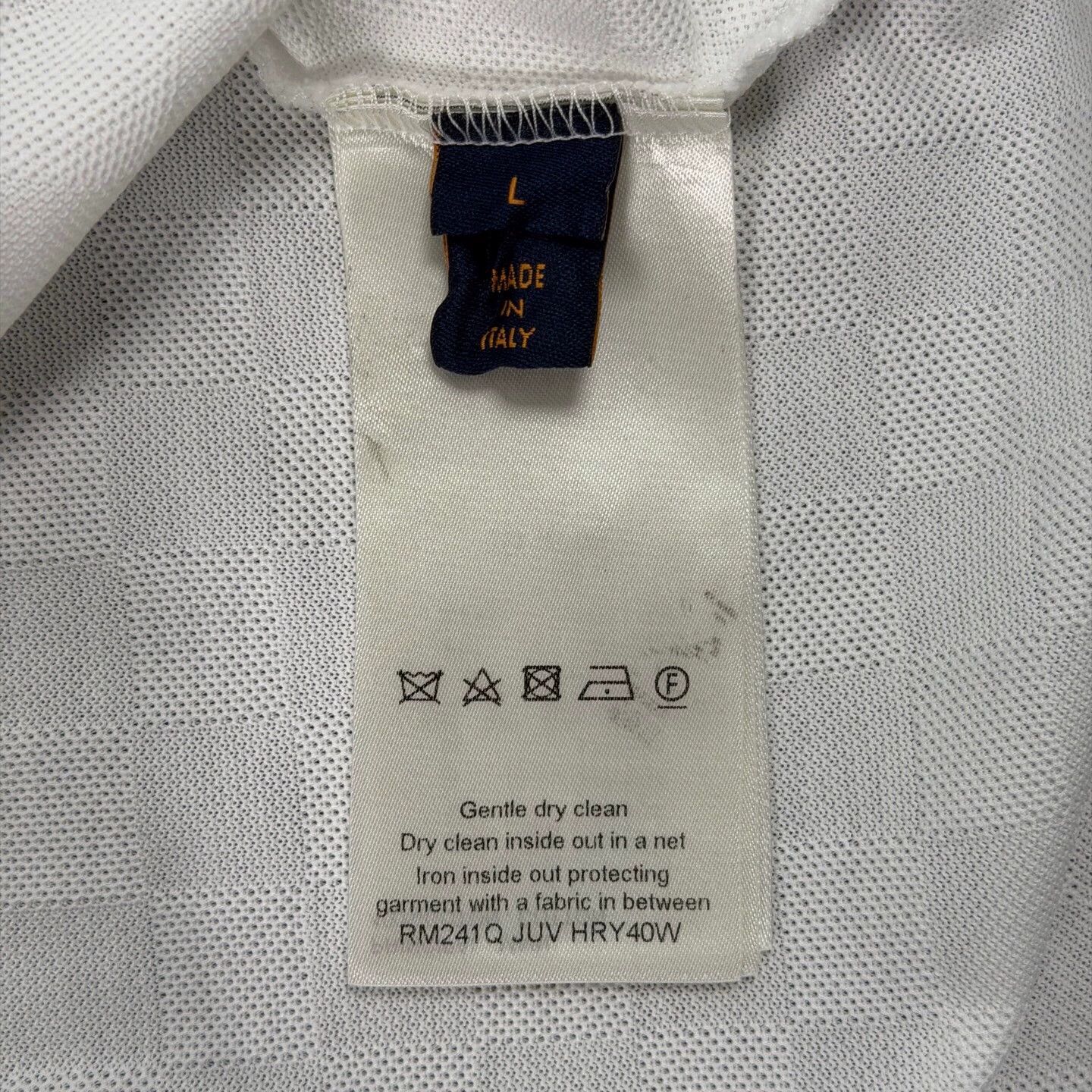Louis Vuitton Louis Vuitton Damier Embroidered Logo Tee L Near New Size US L / EU 52-54 / 3 - 4 Thumbnail