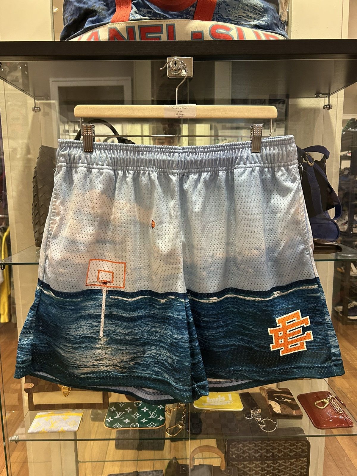 Eric Emanuel Eric Emanuel Basketball Hoop Mesh Shorts Size US 34 / EU 50 - 1 Thumbnail