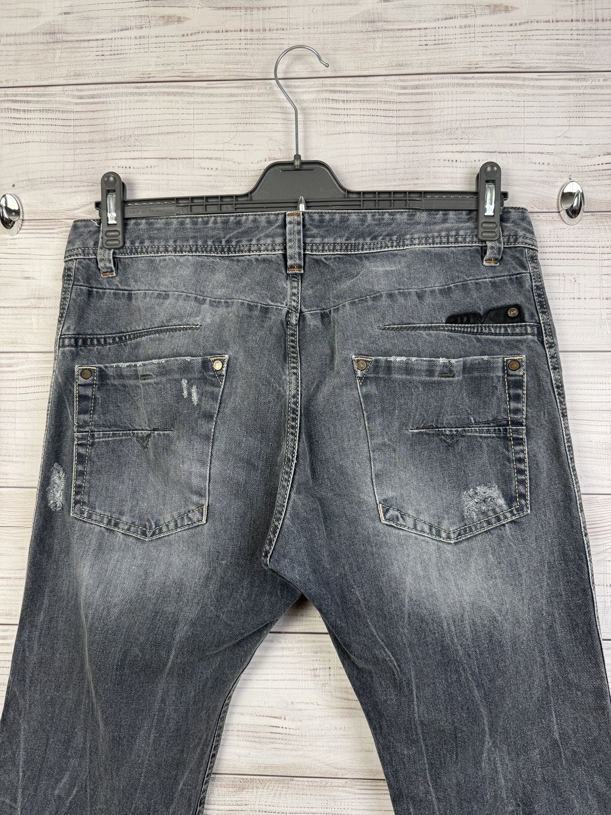 Diesel Vintage Diesel Jeans Distressed Faded Flared Wide Baggy Y2K Size US 34 / EU 50 - 9 Thumbnail
