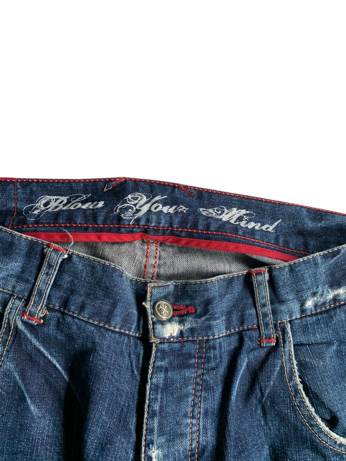 If Six Was Nine × Japanese Brand × Le Grande Bleu (L.G.B.) Japanese Blow You Mind Punk Style Denim☠️🎌 Size US 34 / EU 50 - 12 Thumbnail