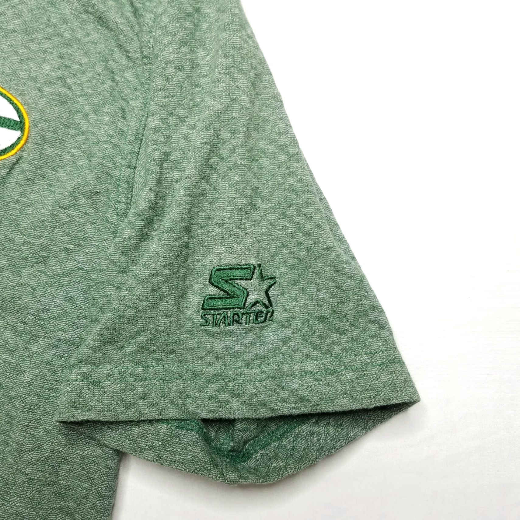 Starter VINTAGE Green Bay Packers Starter Polo Shirt Adult Medium Green 100% Cotton NFL Pro Line Mens Size US M / EU 48-50 / 2 - 4 Thumbnail
