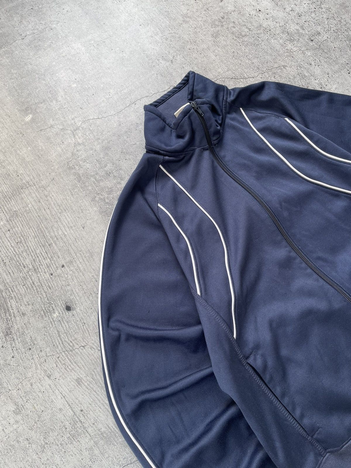 Nike × Vintage Nike Zip Streetwear Vintage Lodo Blue Size US S / EU 44-46 / 1 - 6 Thumbnail