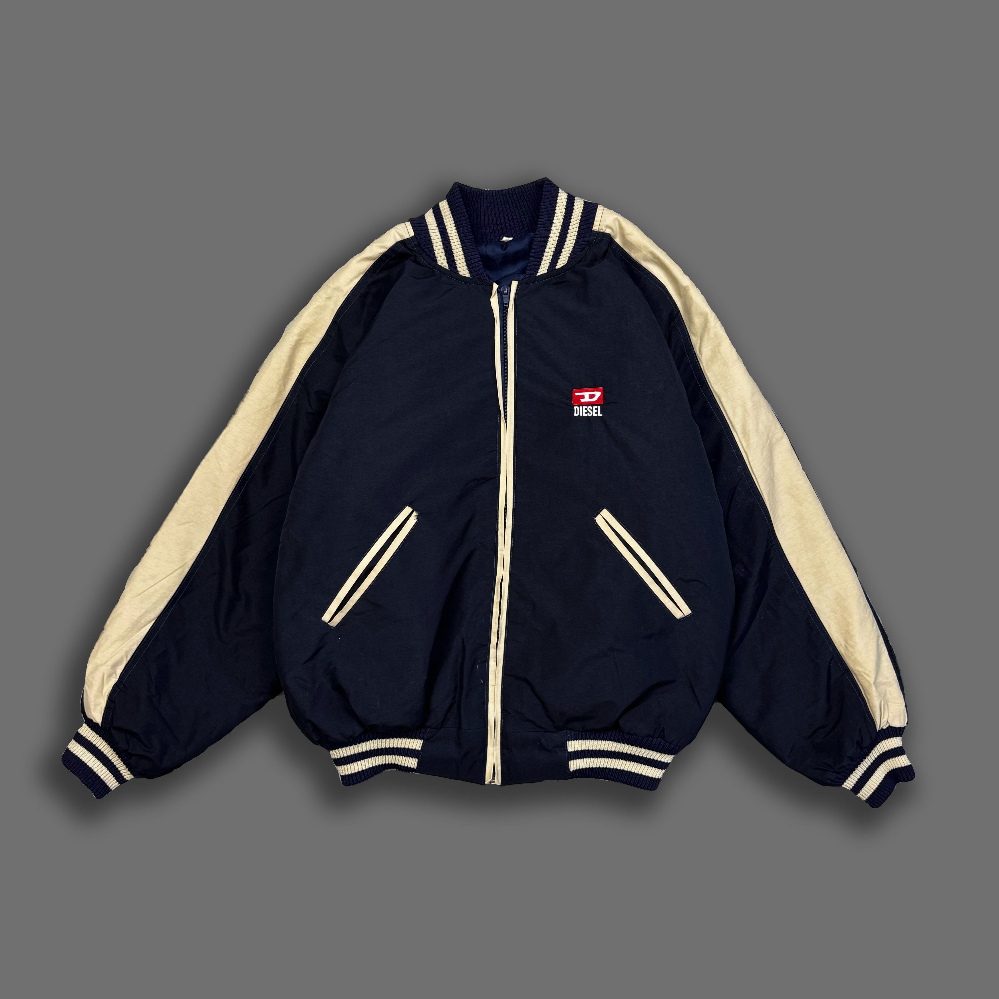 Diesel × Vintage DIESEL VINTAGE BIG LOGO BOMBER JACKET BOOT NYLON Y2K Size US S / EU 44-46 / 1 - 2 Thumbnail