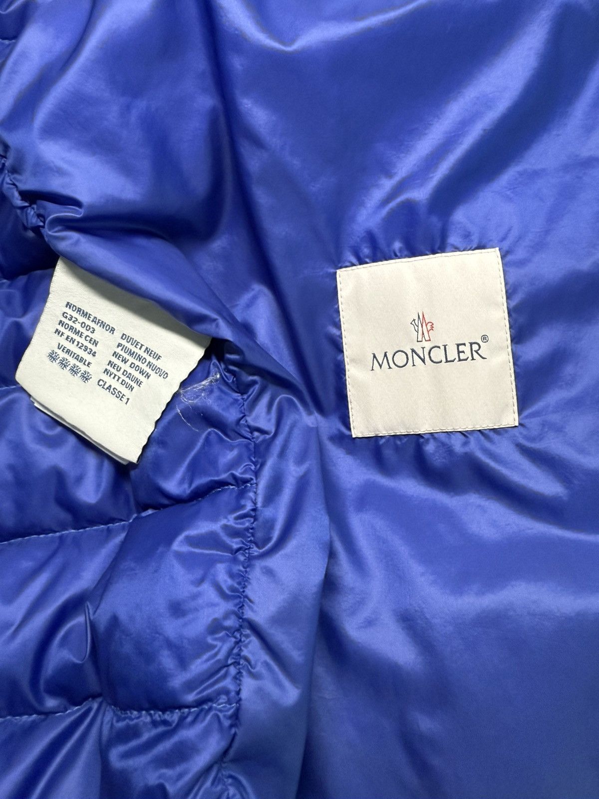 Moncler Moncler Cyclope Men’s Down Puffer Jacket Size 4 (L) Blue Size US L / EU 52-54 / 3 - 11 Thumbnail