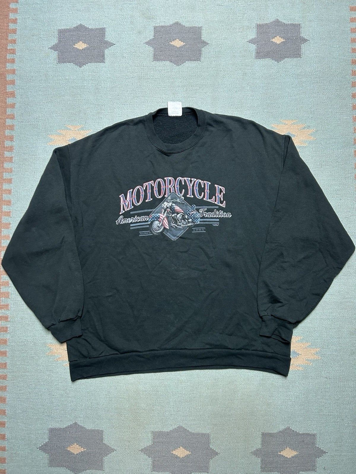 Vintage Vintage sweatshirt motorcycle American tradition Harley XXL Size US XXL / EU 58 / 5 - 1 Thumbnail