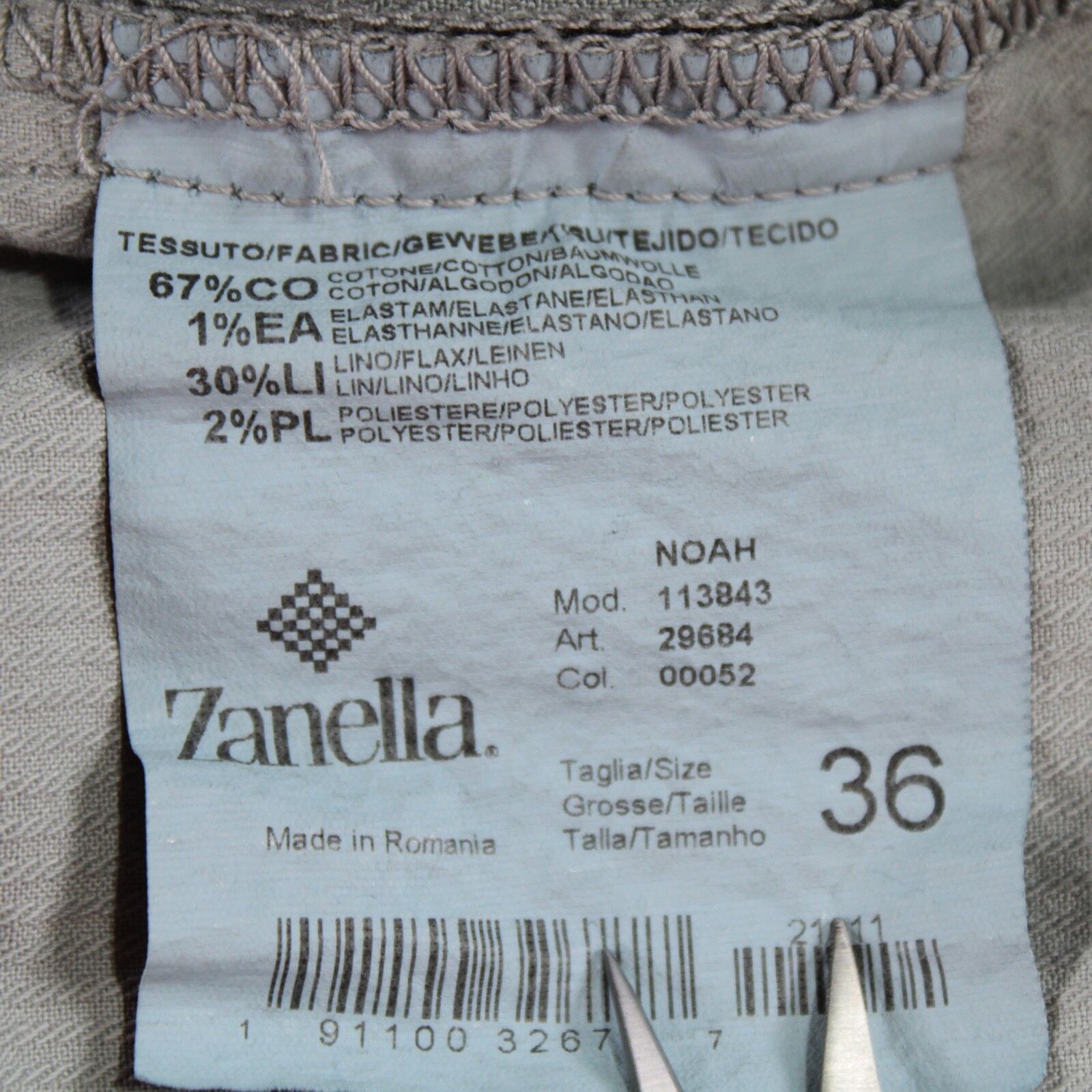 Zanella Zanella New with tags Chino Size 36 US In Gray Size US 36 / EU 52 - 7 Thumbnail