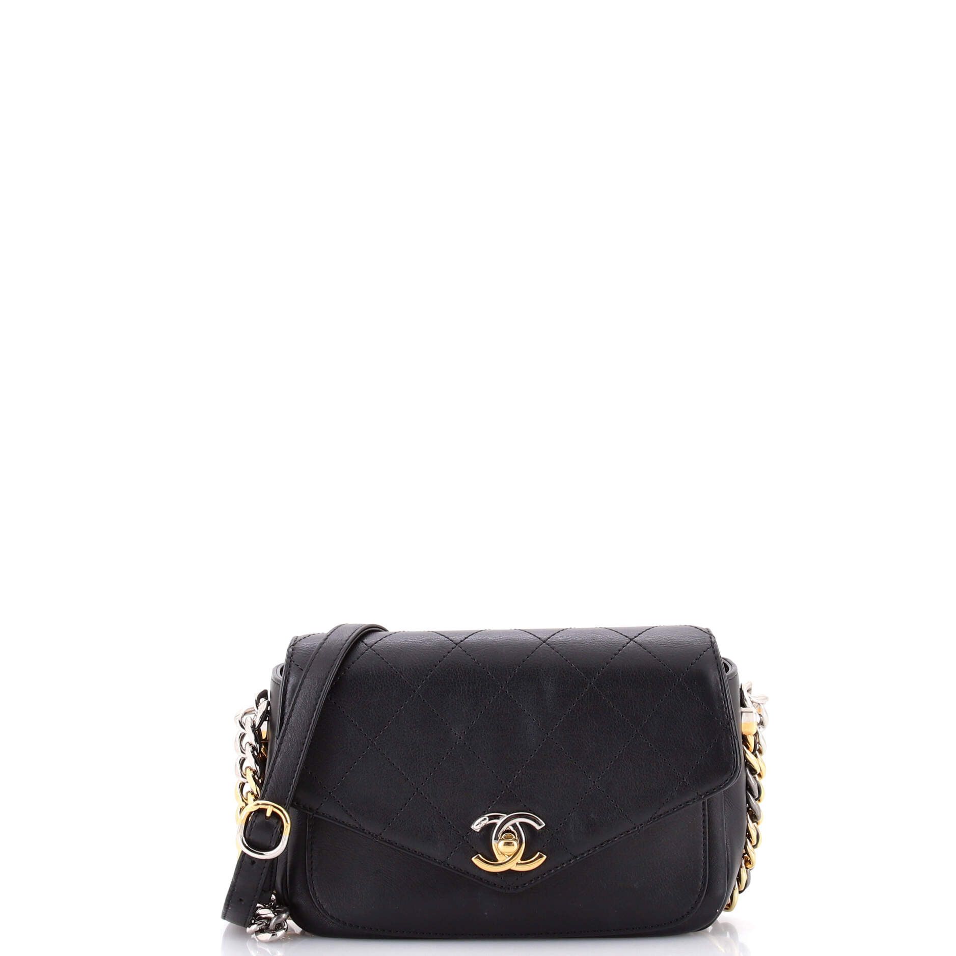 Two Tone Envelope Flap Bag