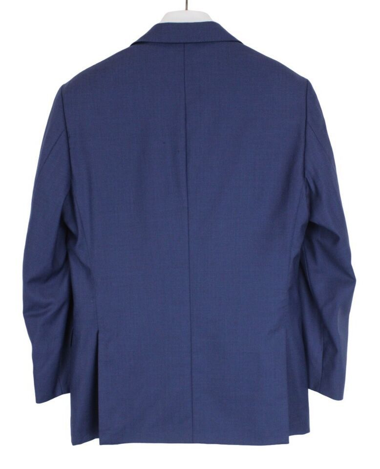 Massimo Dutti [46] 2040 Single Breasted Wool Blazer in Navy Size 46R - 9 Thumbnail
