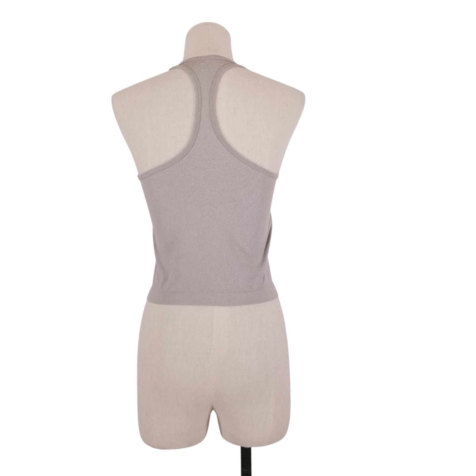 Free People Free People Intimately Gray Ribbed Tank Top Sz XS/S Size XS / US 0-2 / IT 36-38 - 3 Thumbnail