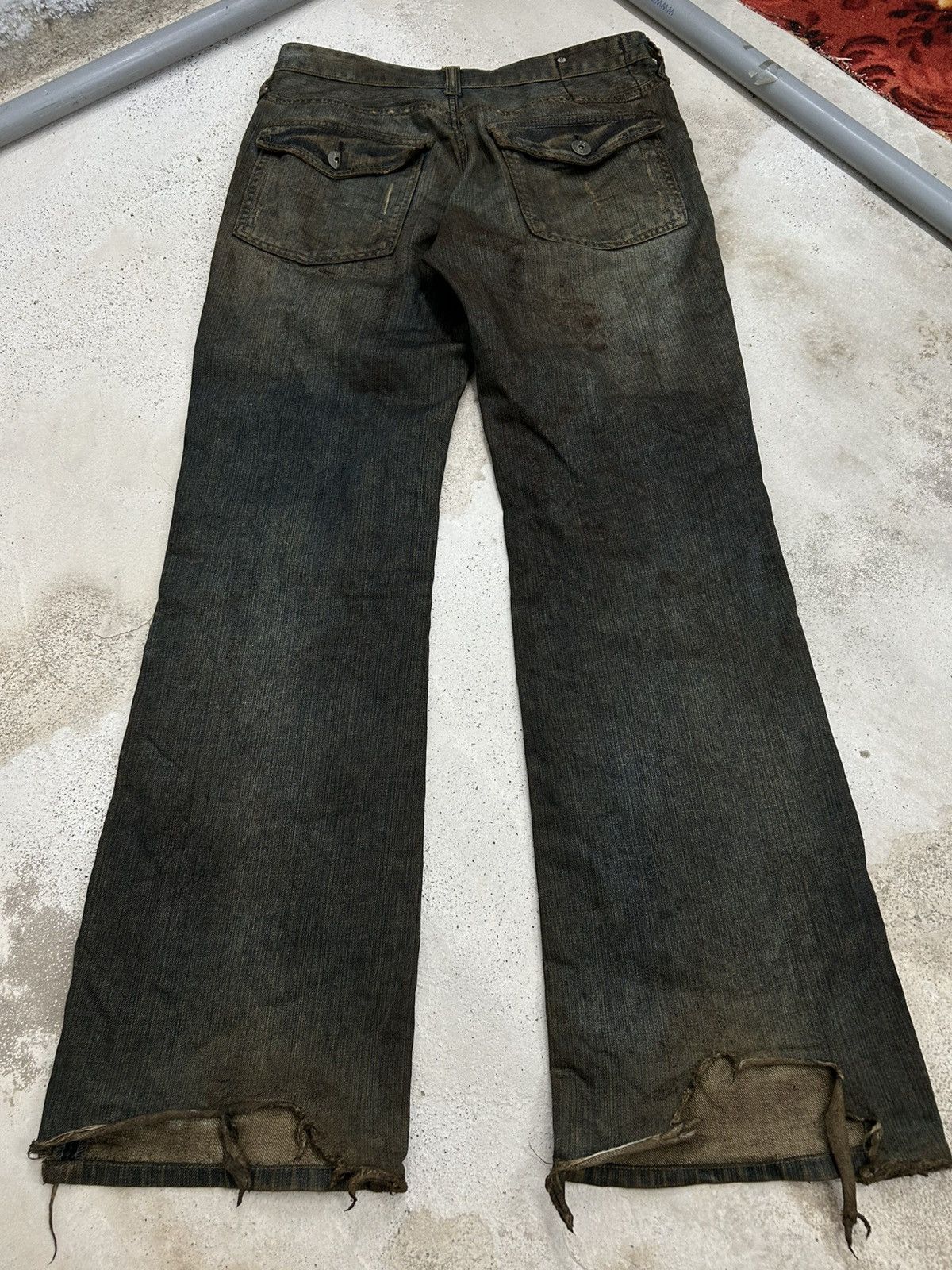 Hysteric Glamour Vintage R/H Baggy Flare Mud Washed Dirty Distressed Uruboro Size US 31 - 2 Thumbnail