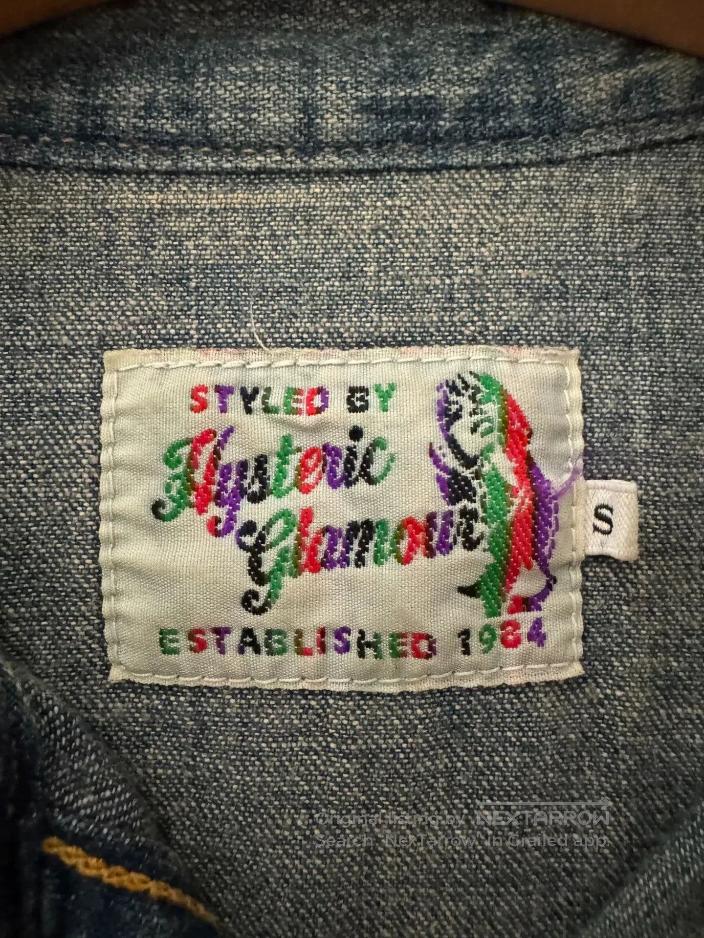 Hysteric Glamour Hysteric Glamour Embroidered Washed Denim Shirt. Size S / US 4 / IT 40 - 4 Thumbnail