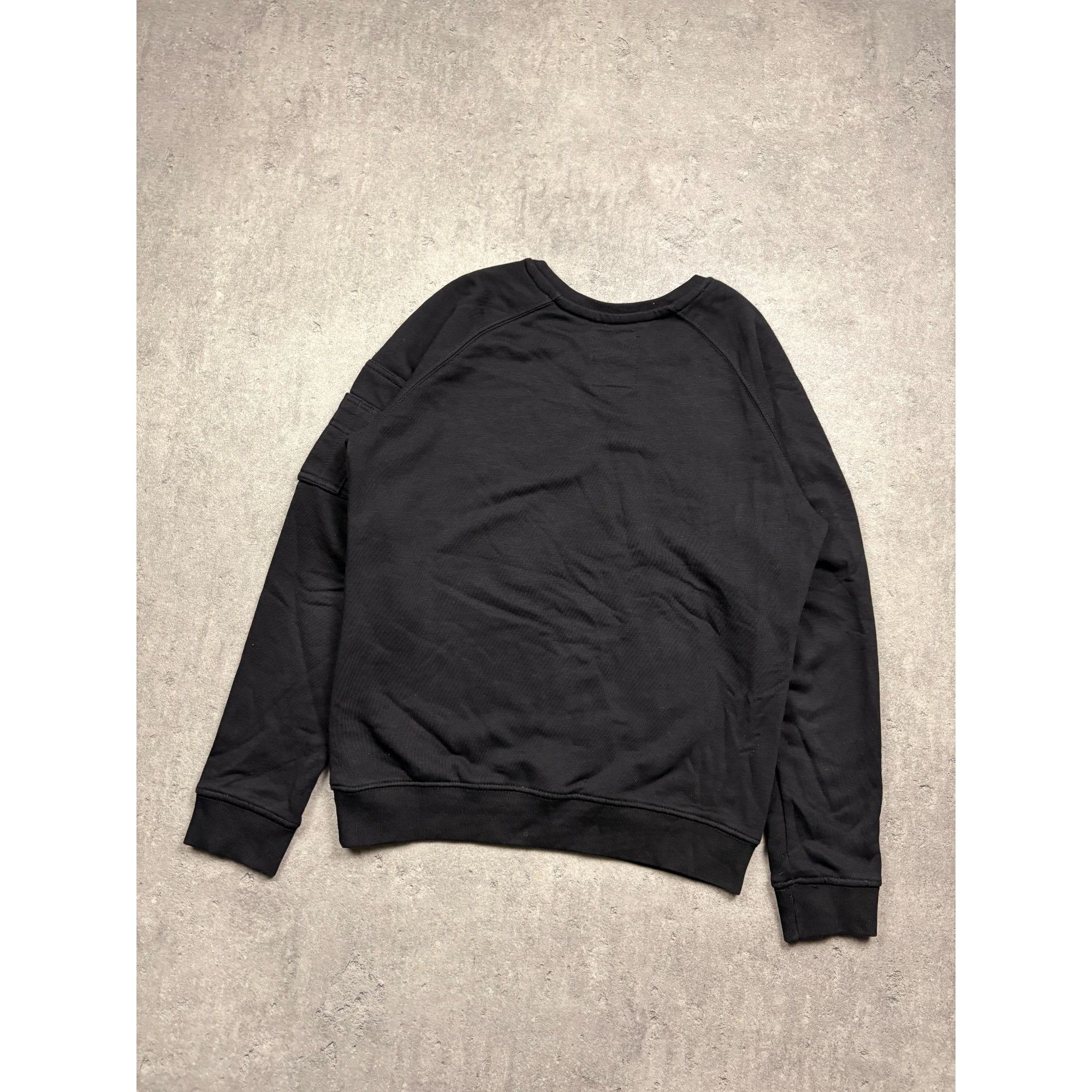 Alpha Industries Alpha Industries Black Crewneck Sweatshirt With Side Zipper Size US S / EU 44-46 / 1 - 3 Thumbnail