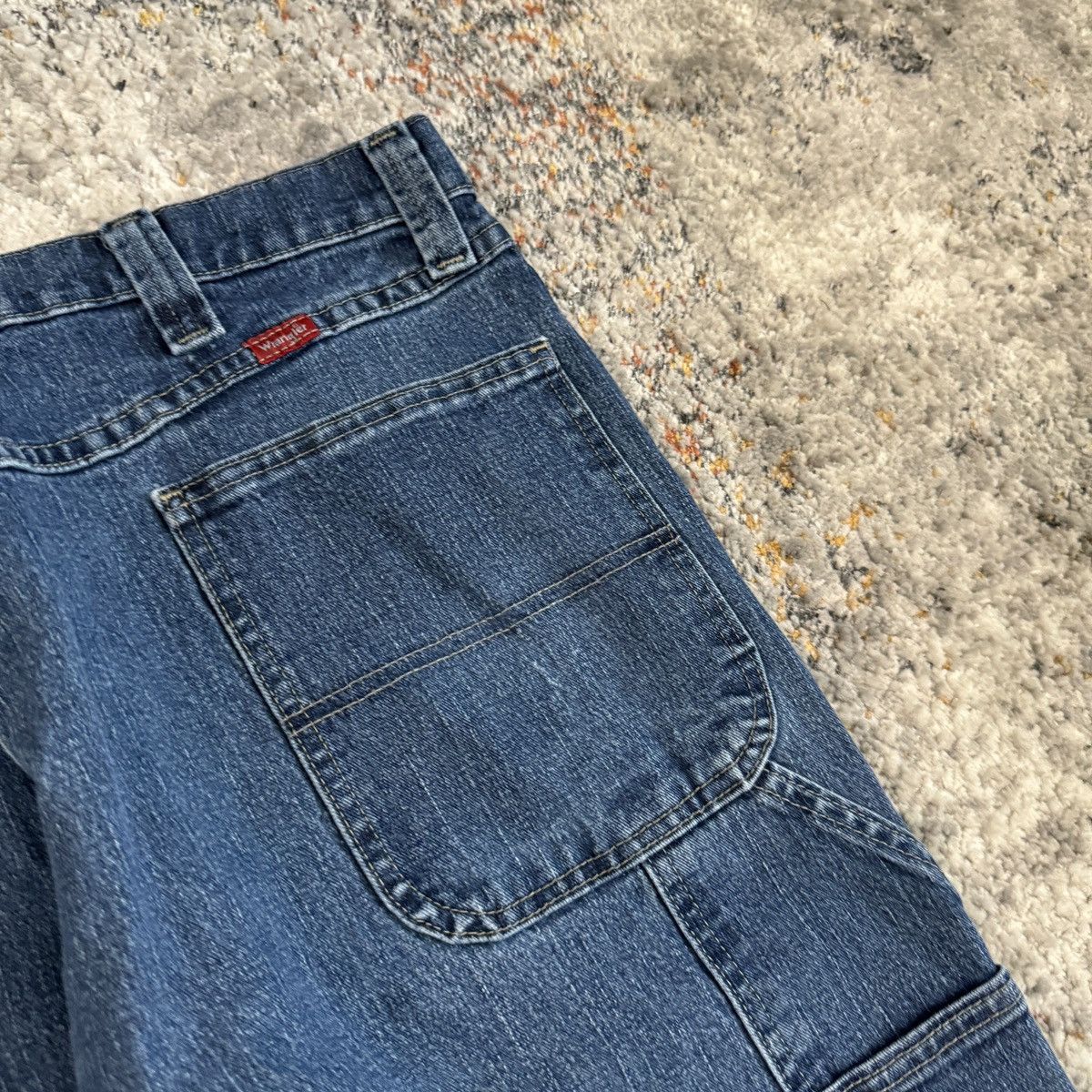JNCO × Vintage × Wrangler Vintage Y2K Wrangler baggy wide leg JNCO style carpenter Size US 36 / EU 52 - 3 Thumbnail