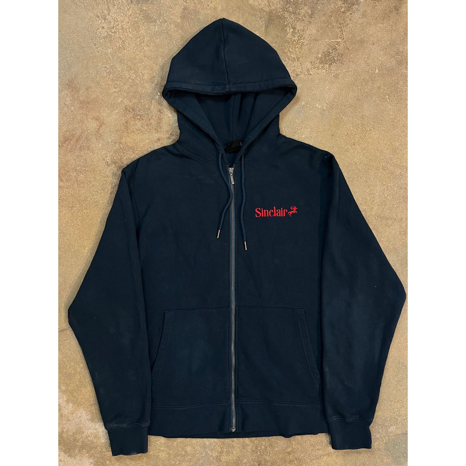 Sinclair Global Sinclair Zip Up Navy Red Used Large Size US L / EU 52-54 / 3 - 1 Thumbnail
